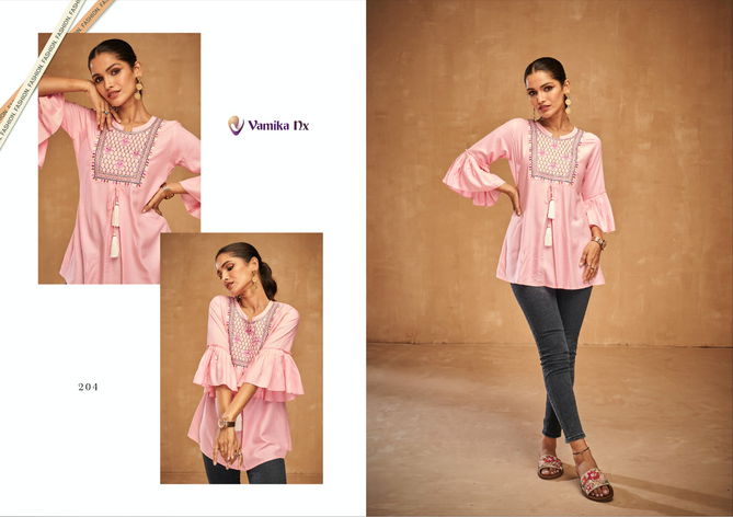 Vamika Nx Anokhi Fancy Western Wear Wholesale Ladies Top Catalog 